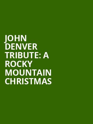 John Denver Tribute A Rocky Mountain Christmas, Adler Theatre, Davenport