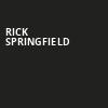 Rick Springfield, Rhythm City Casino Resort, Davenport
